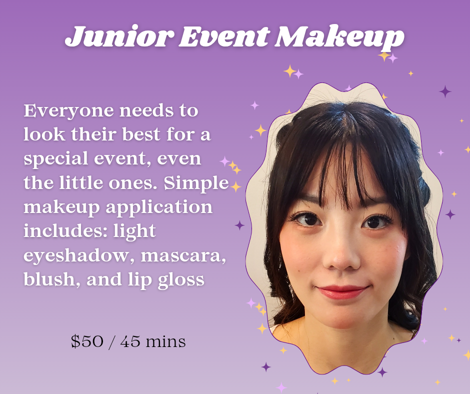 Junior Event Makeup (13 & Under)