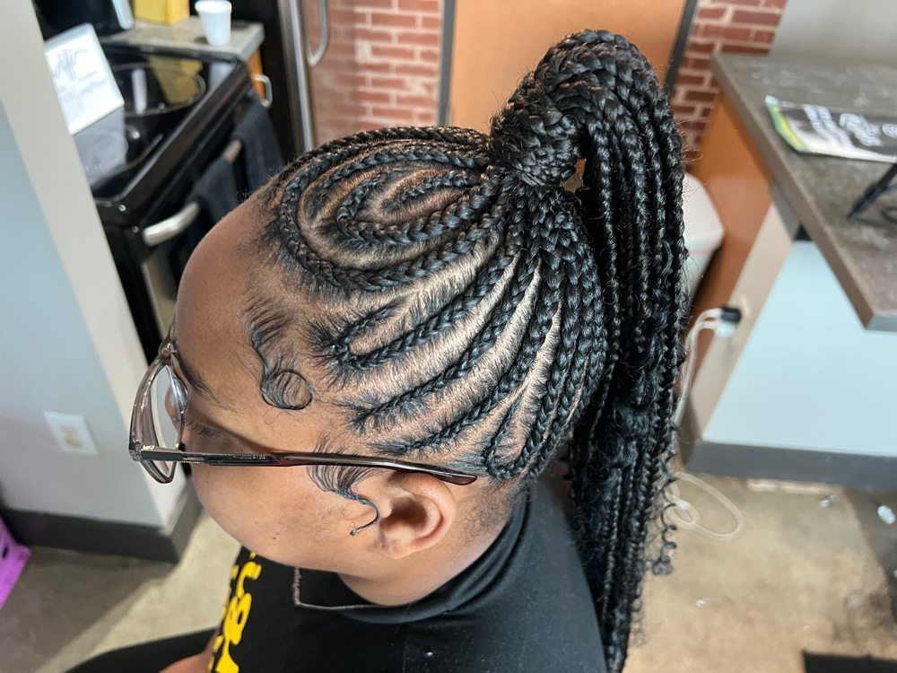Braided Ponytail (15-20 Braids) at BOOKwSNOOK in Roanoke, VA