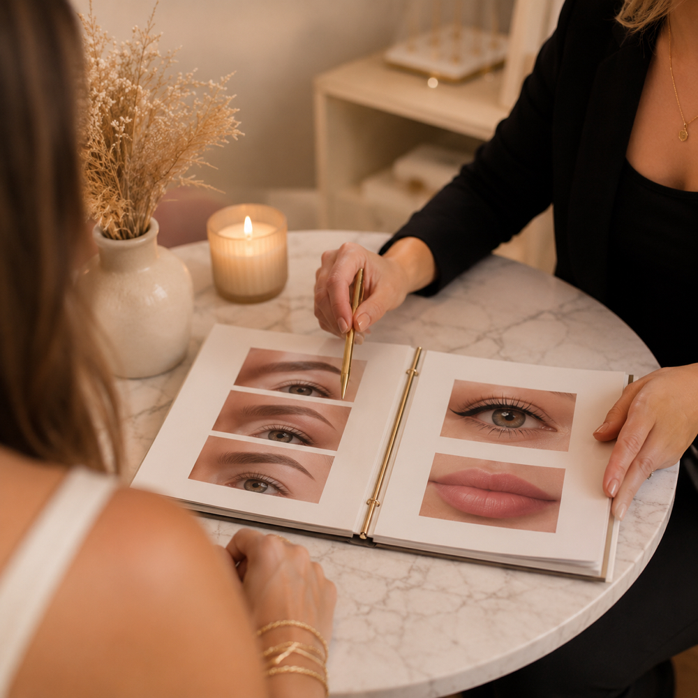 Consultation (Lips/Brows/Eyeliner) at The Girly Birds in Dripping Springs, TX
