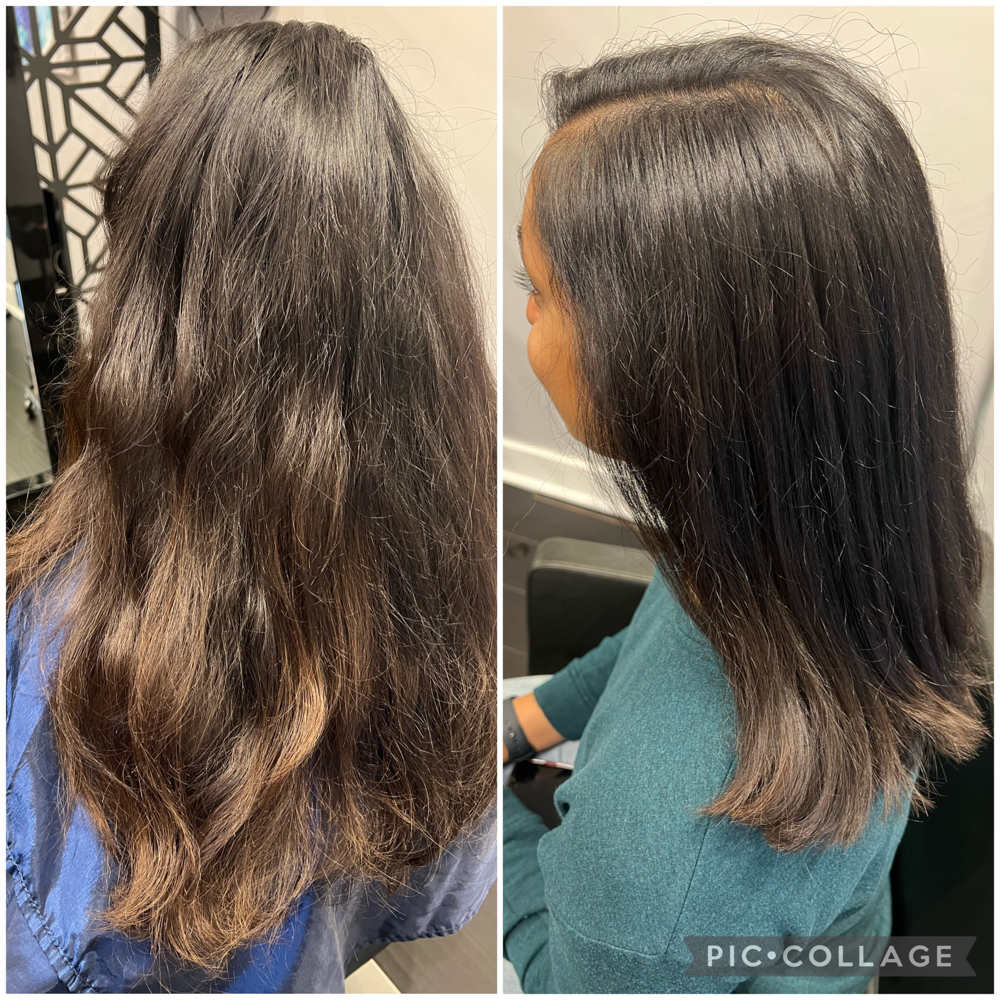 Mid To Long Haircut