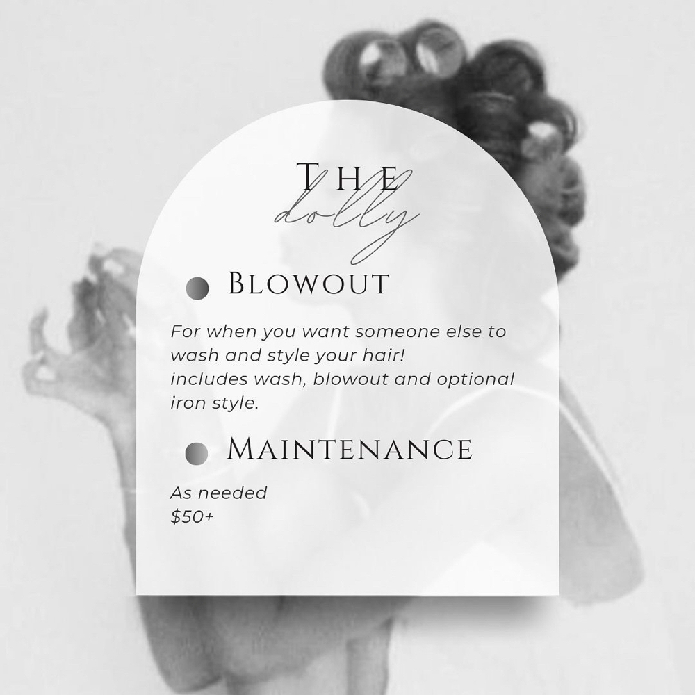 The Dolly (Bombshell Blowout) at CURA Salon in New Cumberland, PA