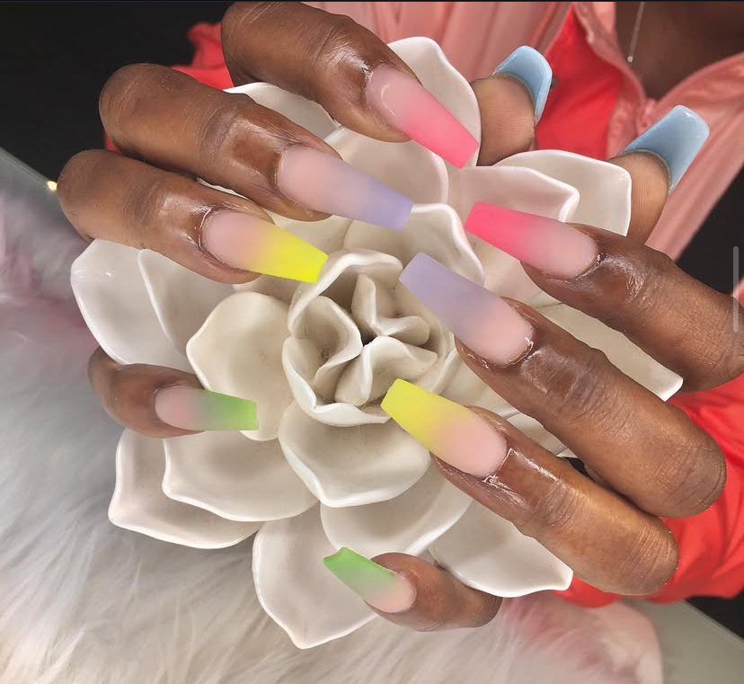 Ombre Acrylic Nails
