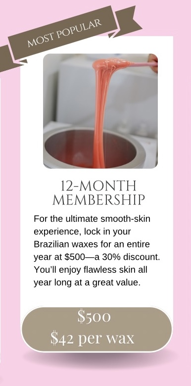 12Month Wax Membership