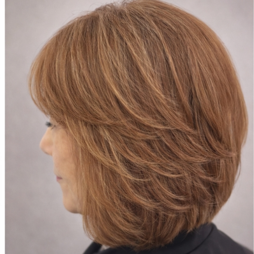 Partial Highlights + Silk Press at The Pink Comb in Frisco, TX
