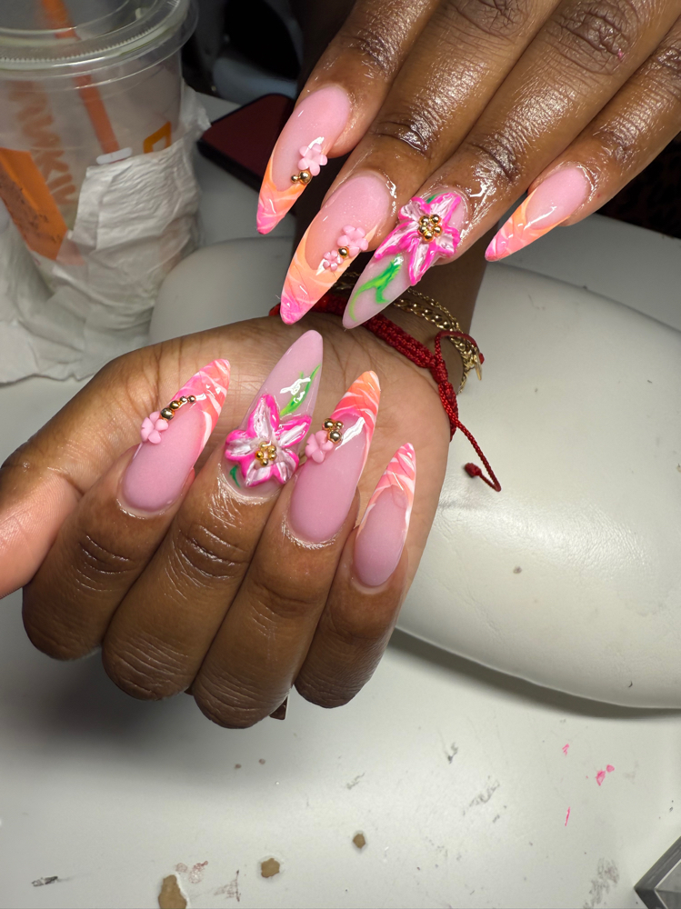 3D Nail Art at Luscious Nails by Leyska in McDonough, GA