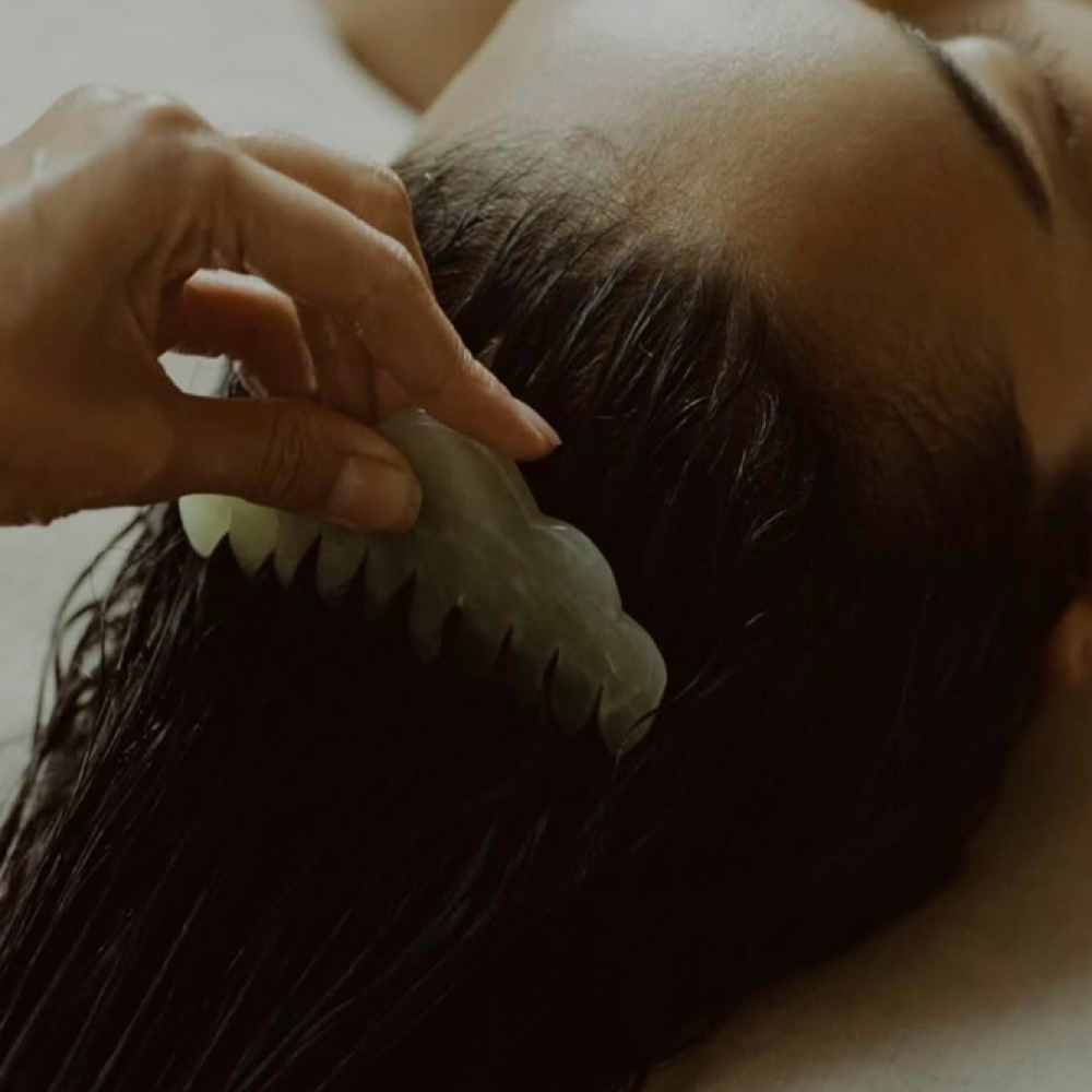 Hot Oil Scalp Massage at Blush & Bare Beauty in Whitney, TX