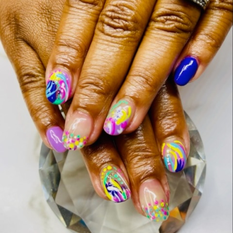 2 to 3 Week Acrylic Fill at Pretty N Polished Nails by Mi Mi in Suffolk, VA