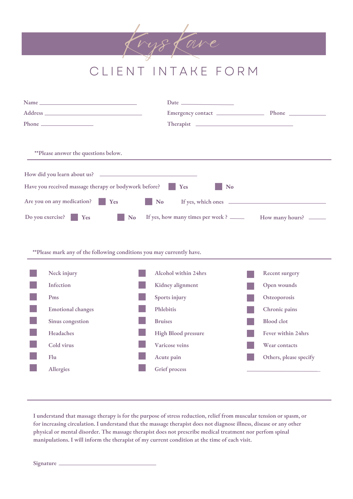 Comprehensive Assessment/Treatment