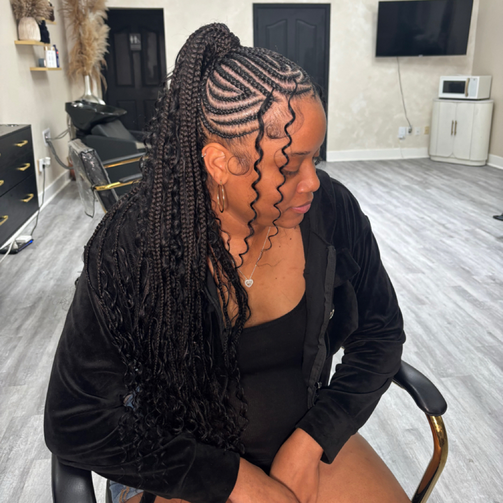 Boho Braided Ponytail at CeeGoneSlay in Haines City, FL