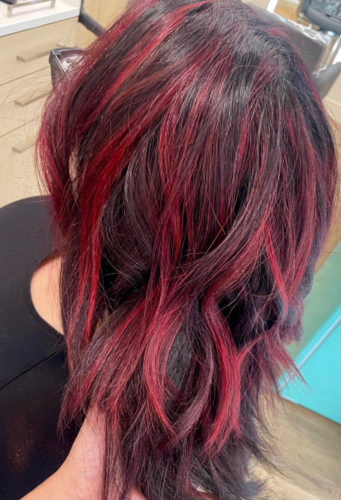 Vivid (fantasy) Hair Color Partial