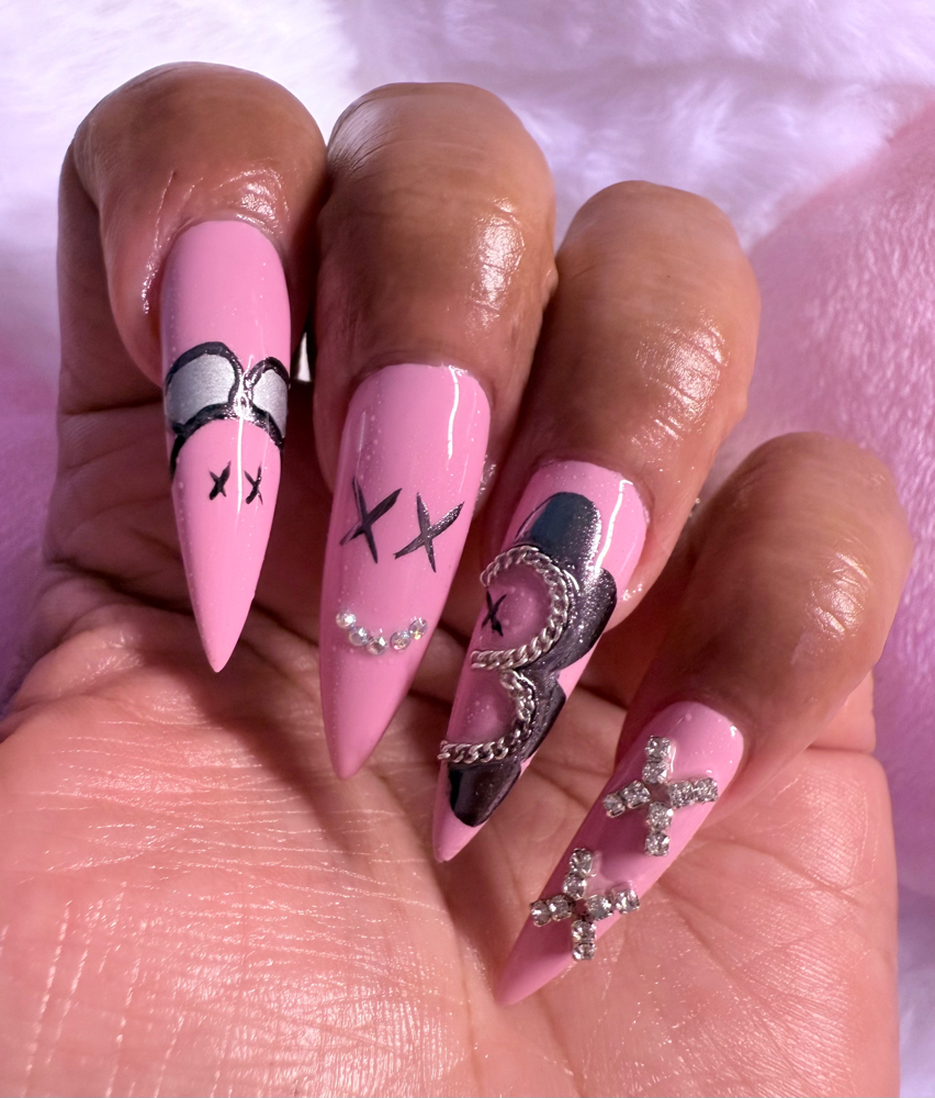 Simple Nail Art at G3MS NAILS in Fort Pierce, FL