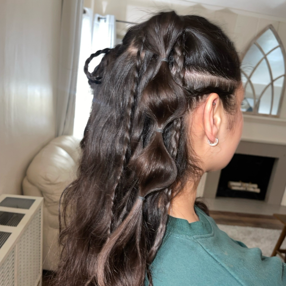 Half Up Half Down at KNOT CULTURE by J in Lemon Grove, CA