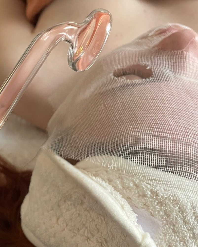 High-Frequency Facial Treatment