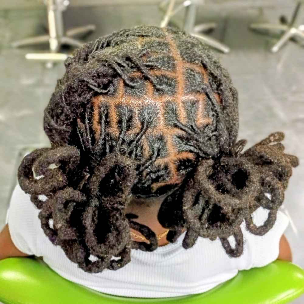 Loc Style at CTK Natural Hair Studio in Columbia, MD