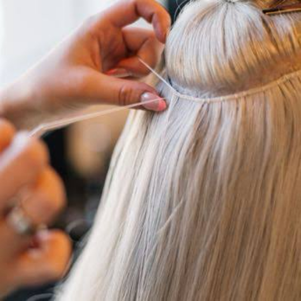 Hair Extension Consultation at Halo Salon in Grand Island, NE