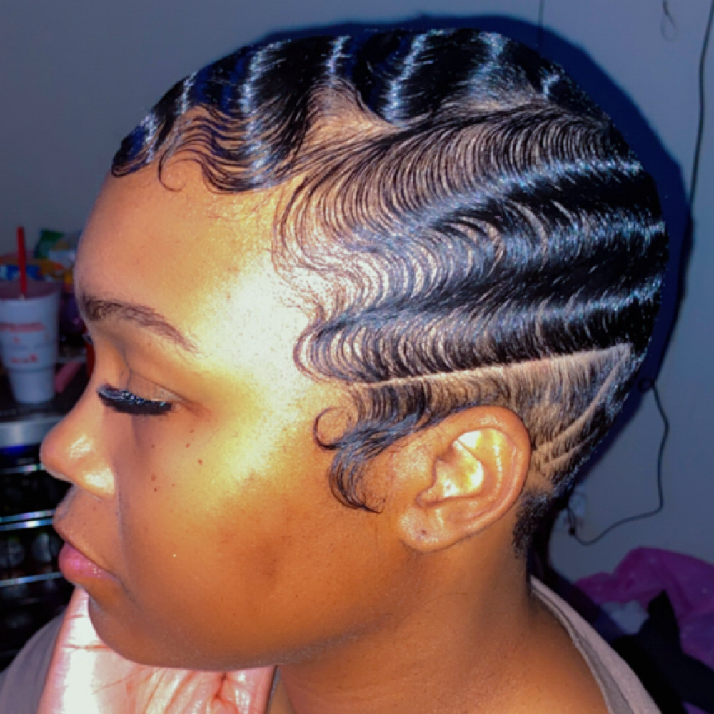 Relaxer & Waves at Pretti Millionaires & Co. LLC. in Decatur, GA