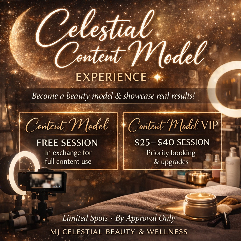 CELESTIAL CONTENT MODEL EXPERIENCE at MJ Celestial Beauty and Wellness in Saint Petersburg, FL