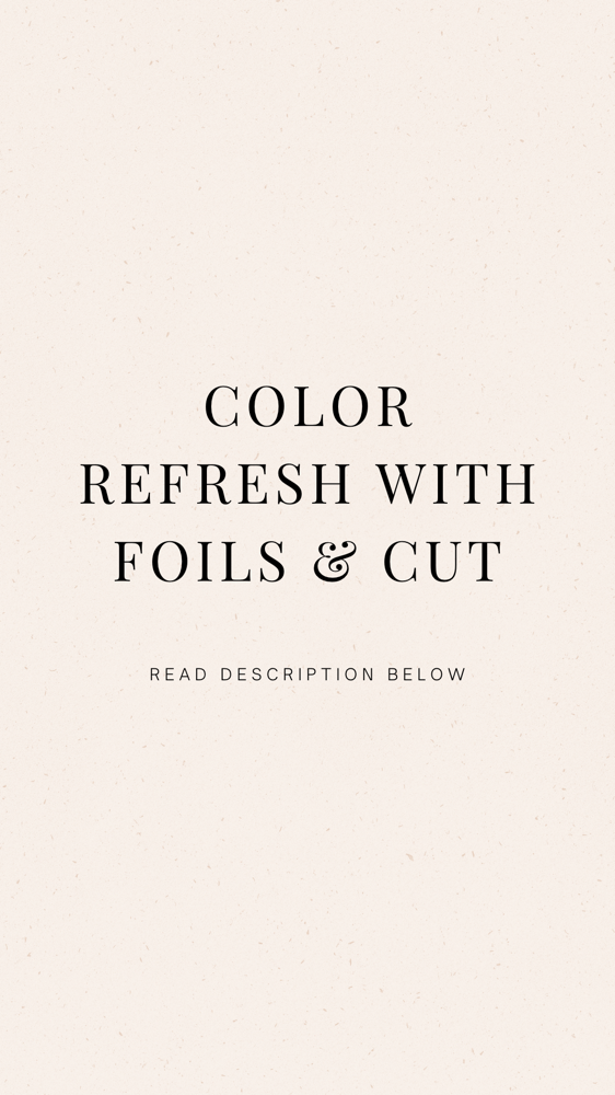 Color Refresh, Foils, & Cut