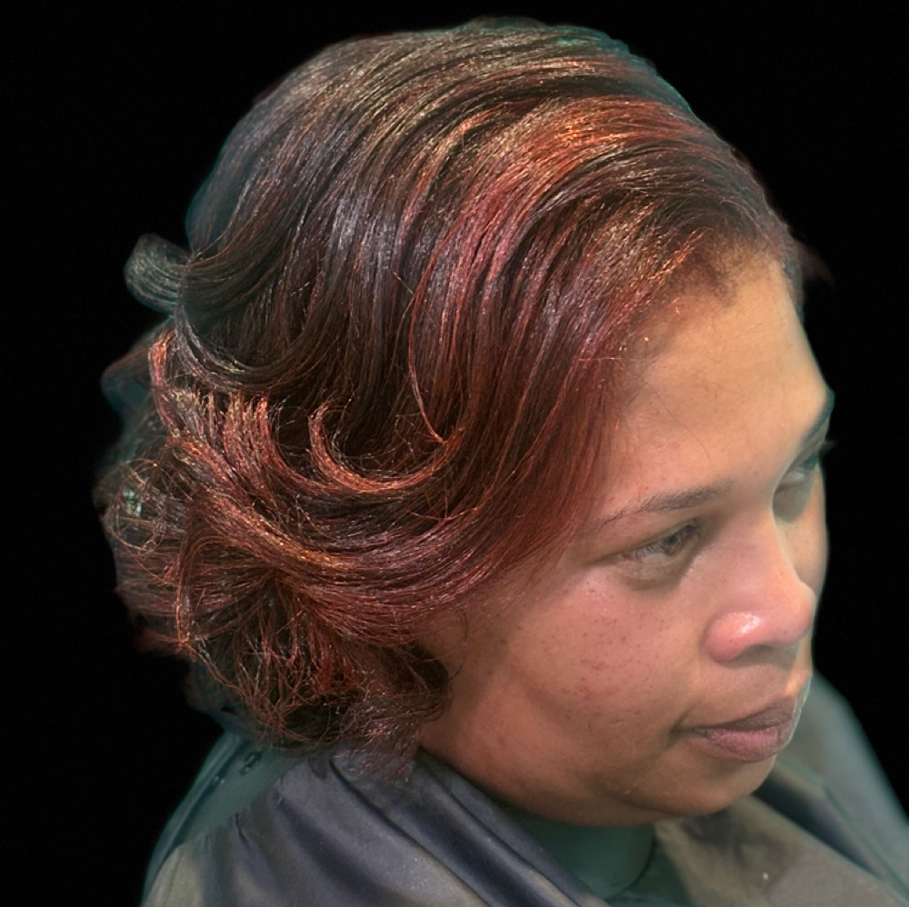 🔥 Blowout + Flat Iron Style + Curl at Tonya's Hair Etc 1991 in Fort   Washington, MD