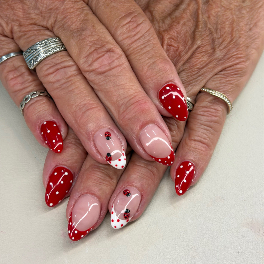 builder gel manicure at nailsxmeghan in Hurlock, MD