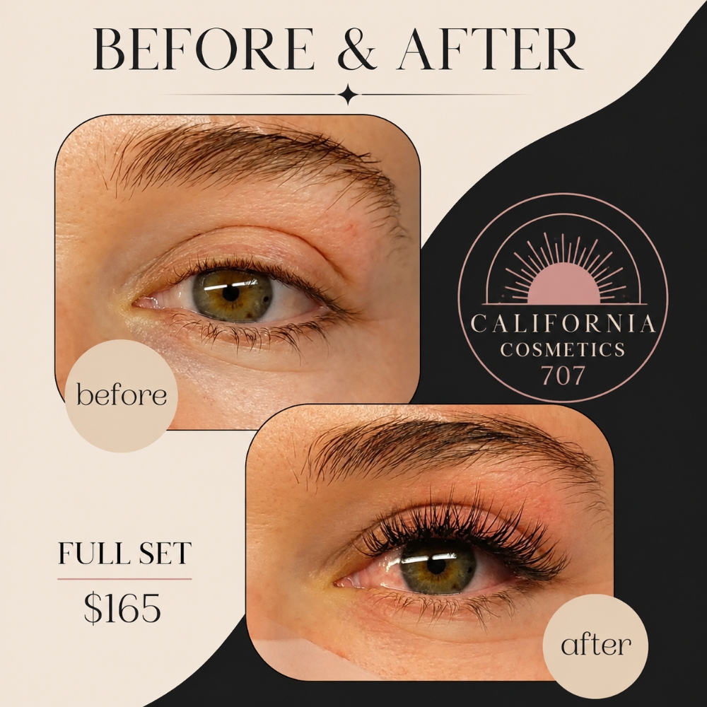 1-2ish week Lash fill any style at California Cosmetics 707 in Mckinleyville, CA