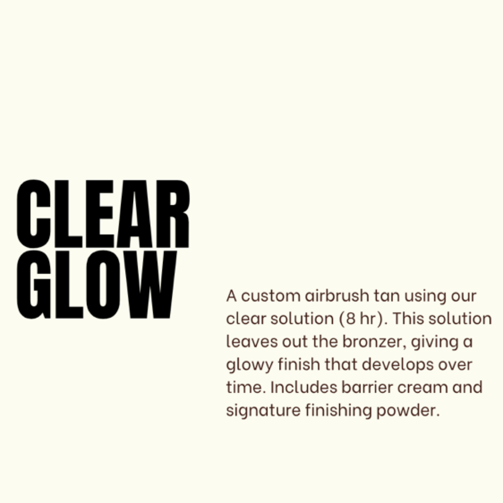Clear Glow at The Bronze Bar & Co.