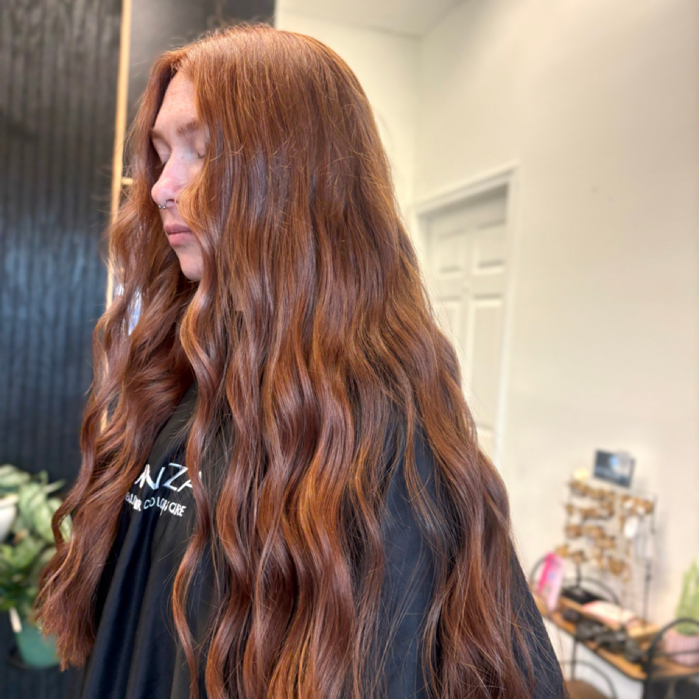 all over color at hair by madeline in Kingsport, TN