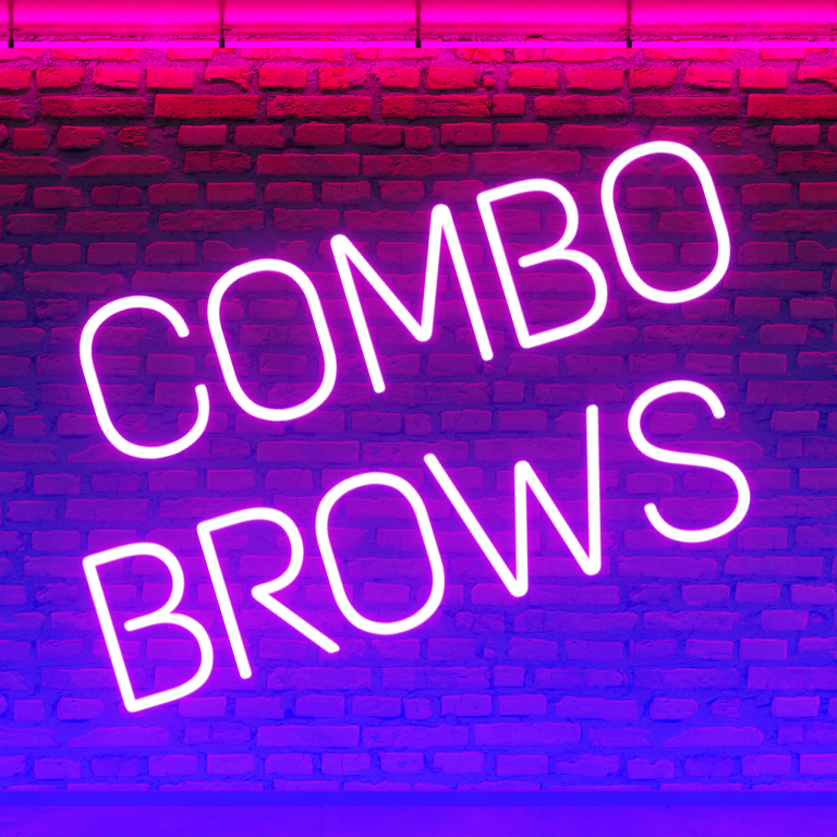 Combo Brows at The Electric Brow Microblading Studio in Sparks, NV