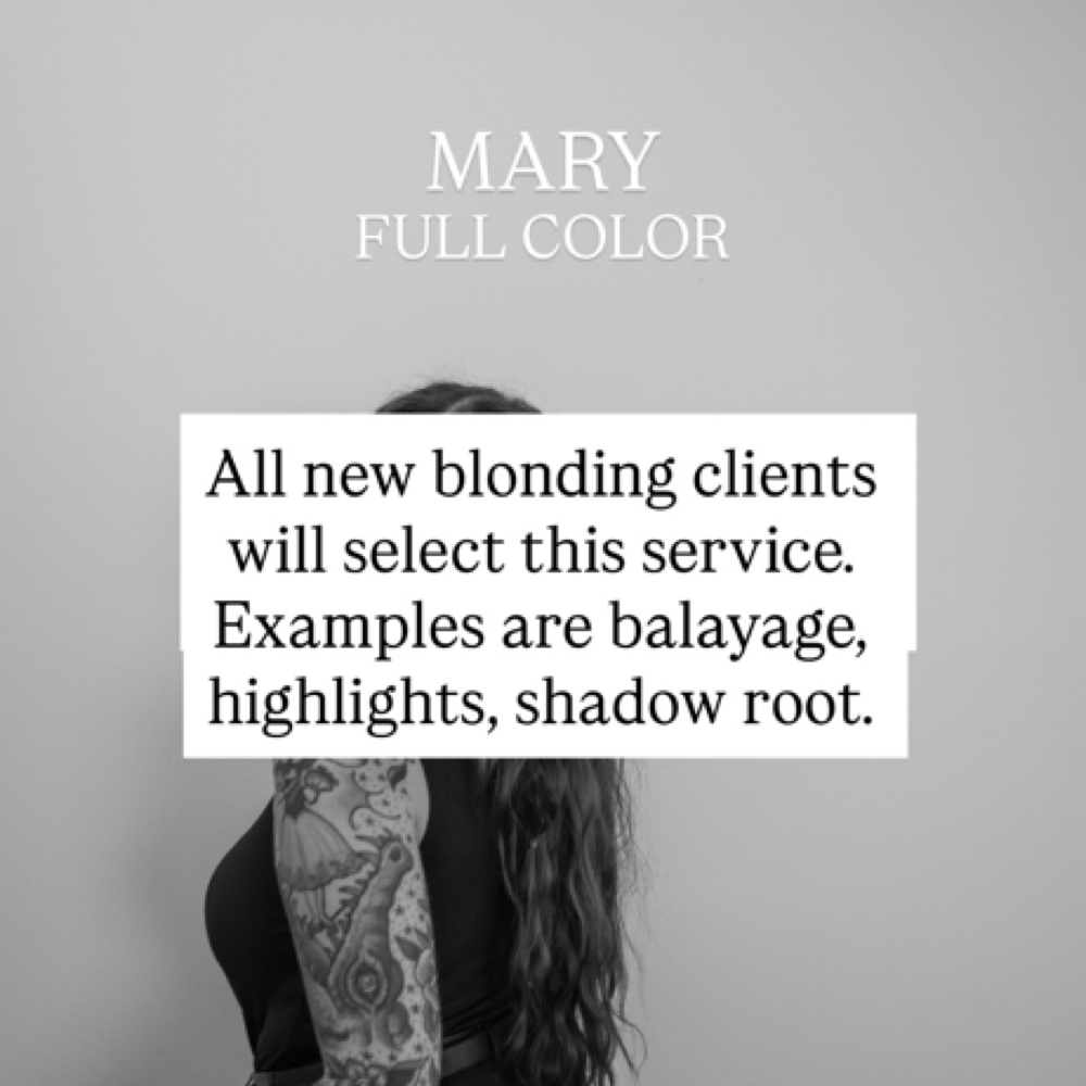 Full Color (See Description) - Mary at Haven Beauty Lounge in Eugene, OR