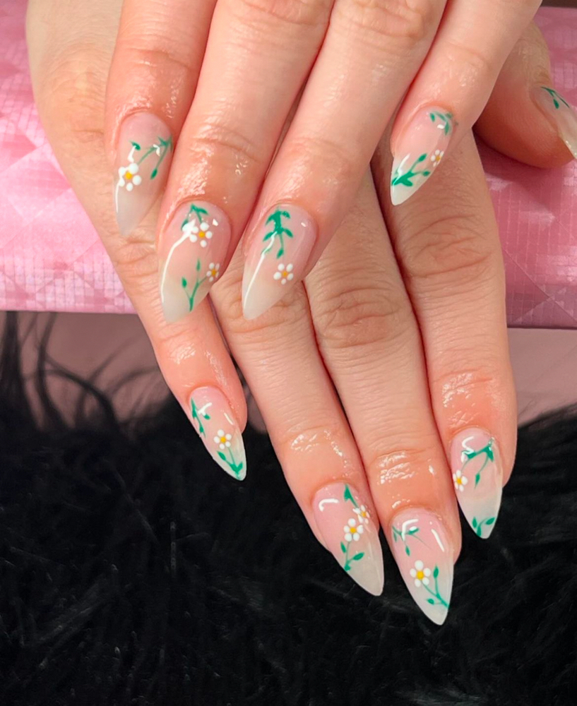 Acrylic Fullset w/designs