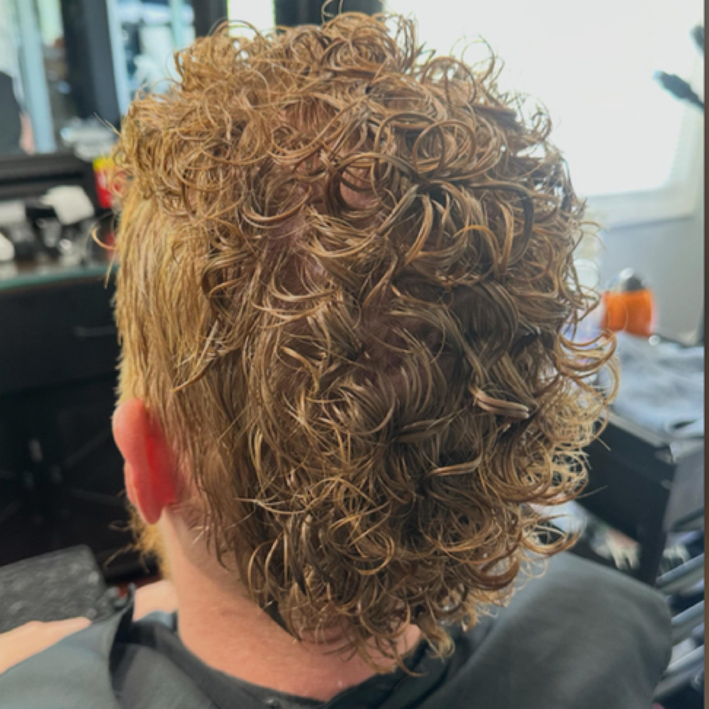 PERM (top Or Mohowk) at LES AMIS SALON & BARBERSHOP in Cedar Grove, NJ