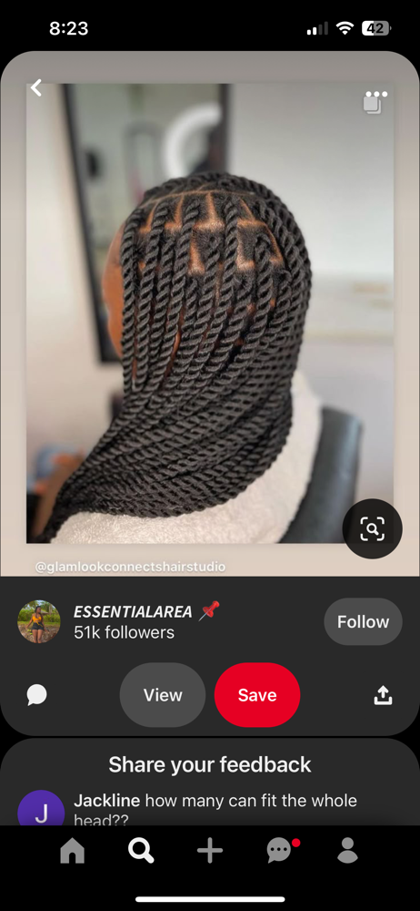Twists/boho (med/large)