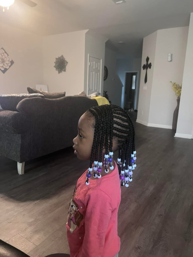 Kiddie Cornrows at Braided By UNeeQ in Moundville, AL