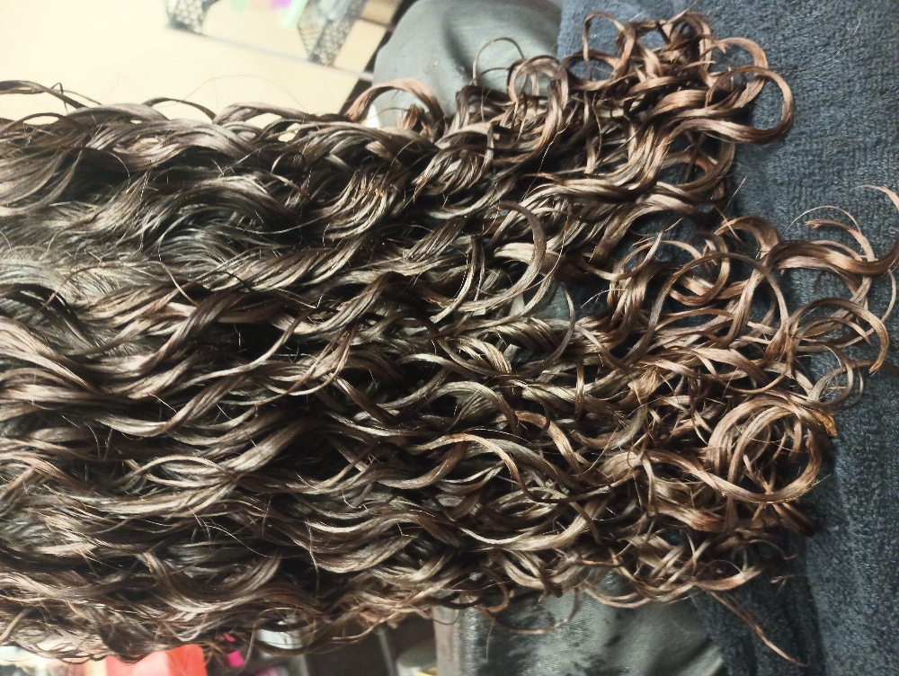 Perm Spiral Short Hair