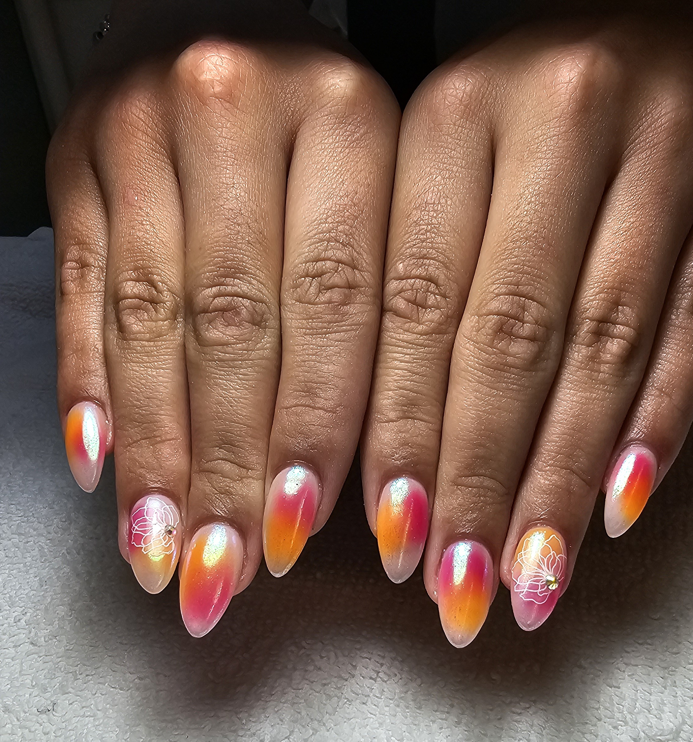 Brisa (Hard Builder Gel)full set at MYangNails in Mocksville, NC