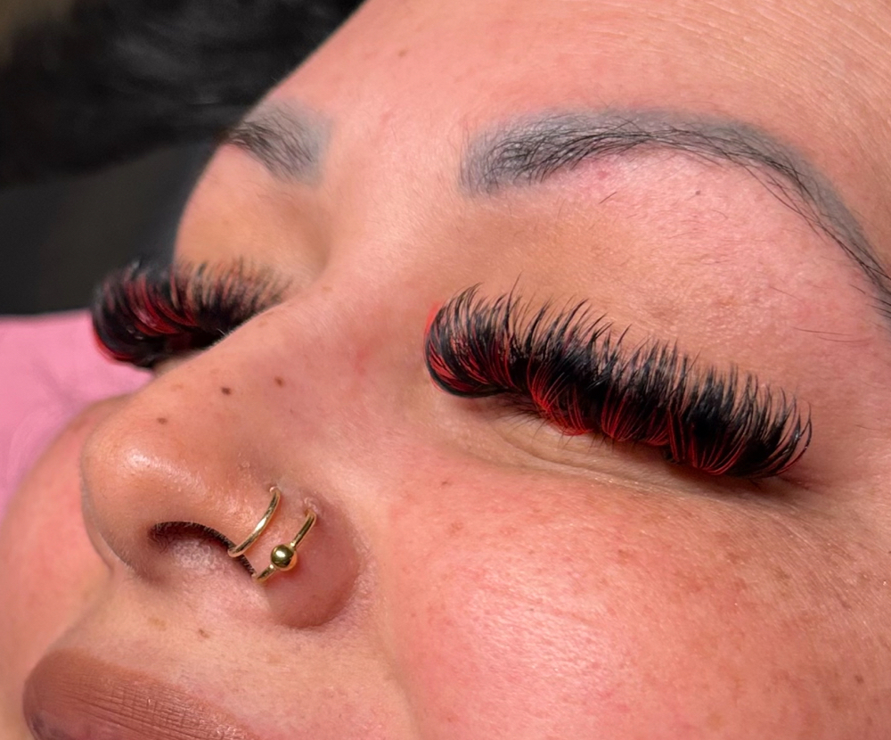 Colored Or Glitter Lashes