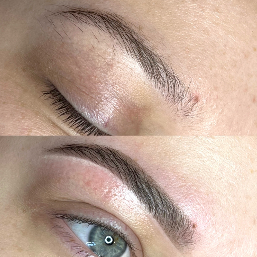 Brow wax & Stain at Enhanced Esthetics by EmMUA in Marietta, OH