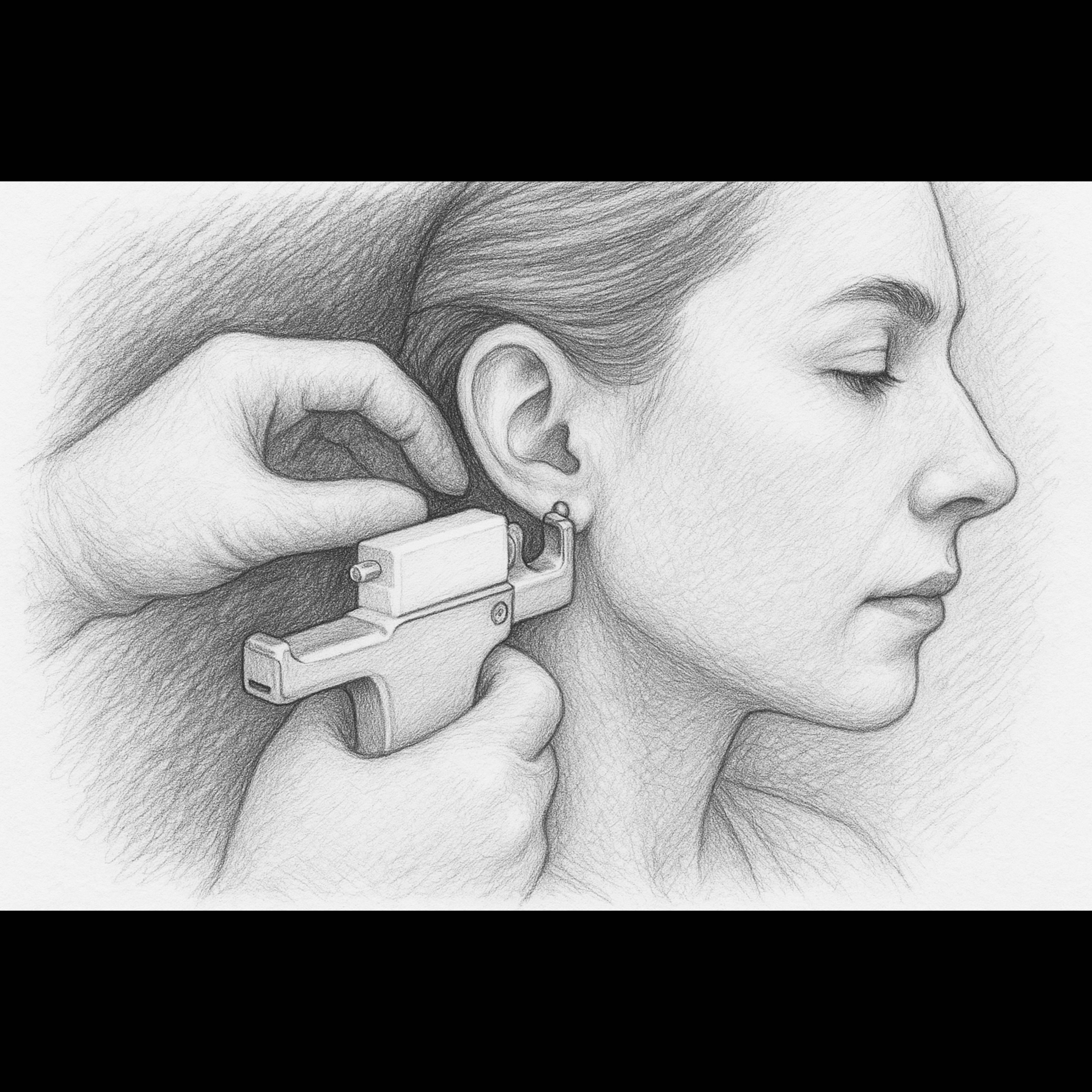 14k Gold Ear Piercing ~ Studex