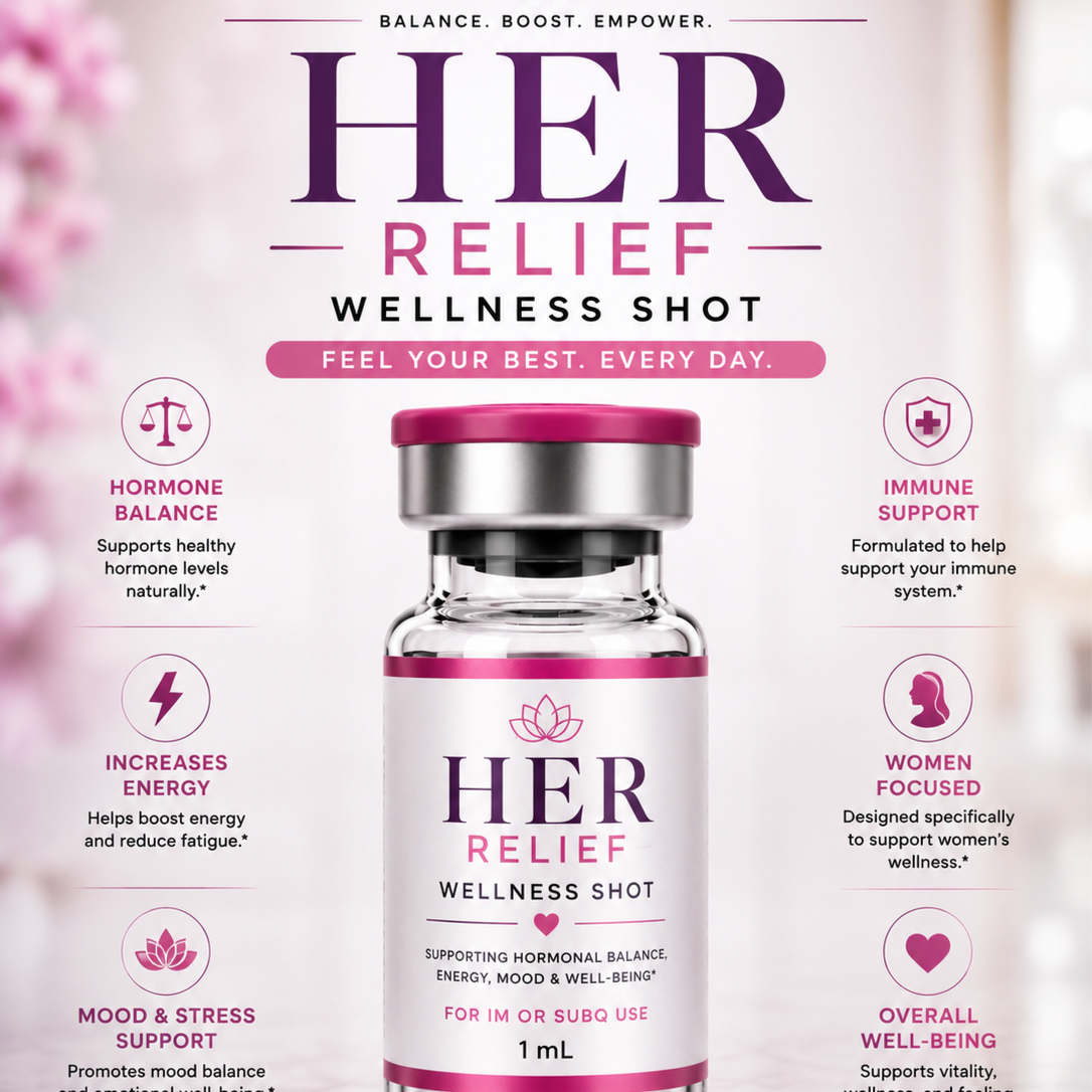 HER Relief Wellness Shot 💗 at Precision Total Health & Wellness Clinic in Plant City, FL
