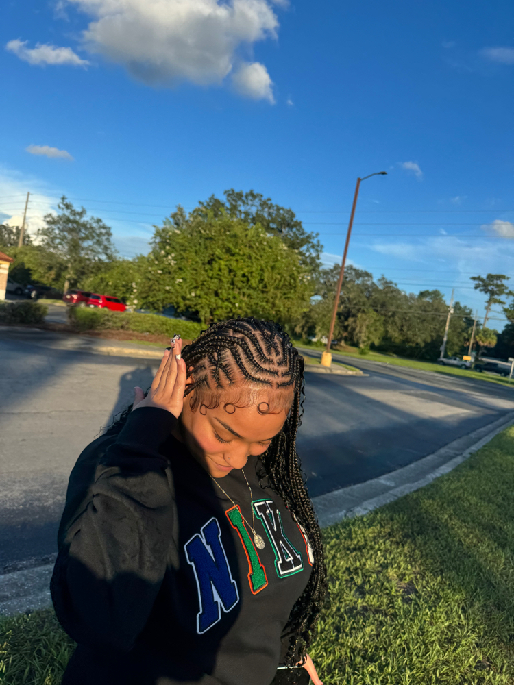 Fulani Braids at Tee Did It❗️ in Ocala, FL