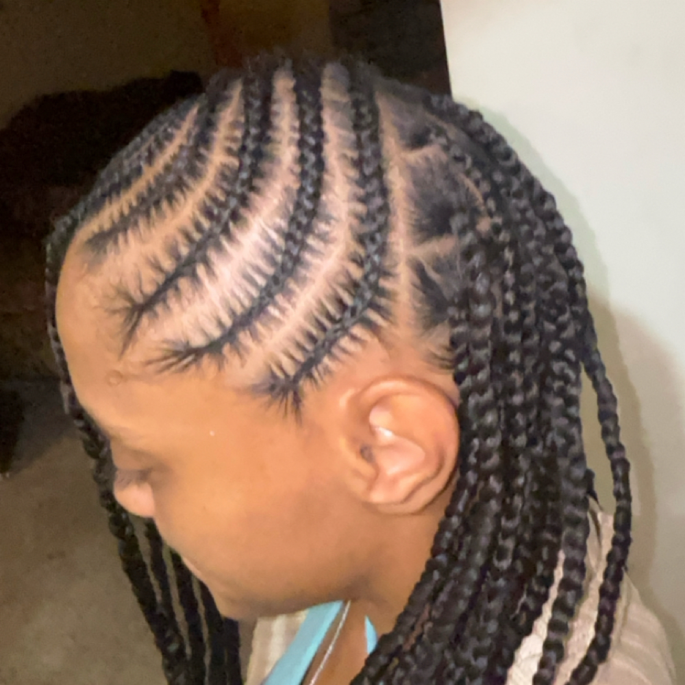 Fulani Braids at kyasbraidingempiree in bryans road, MD