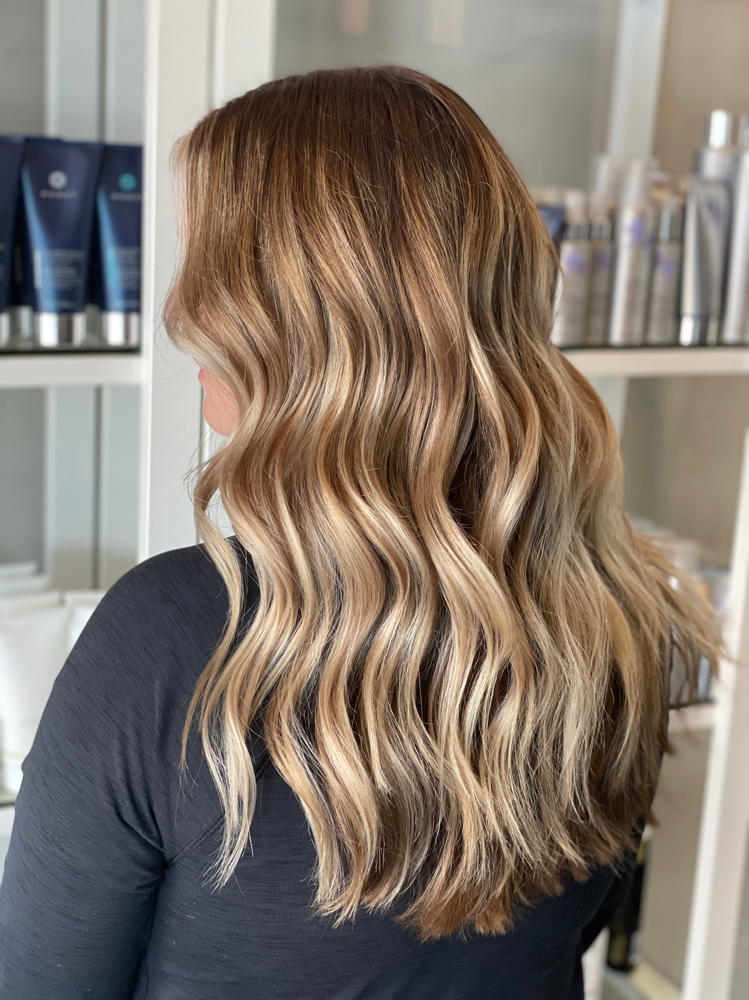 Balayage And Haircut