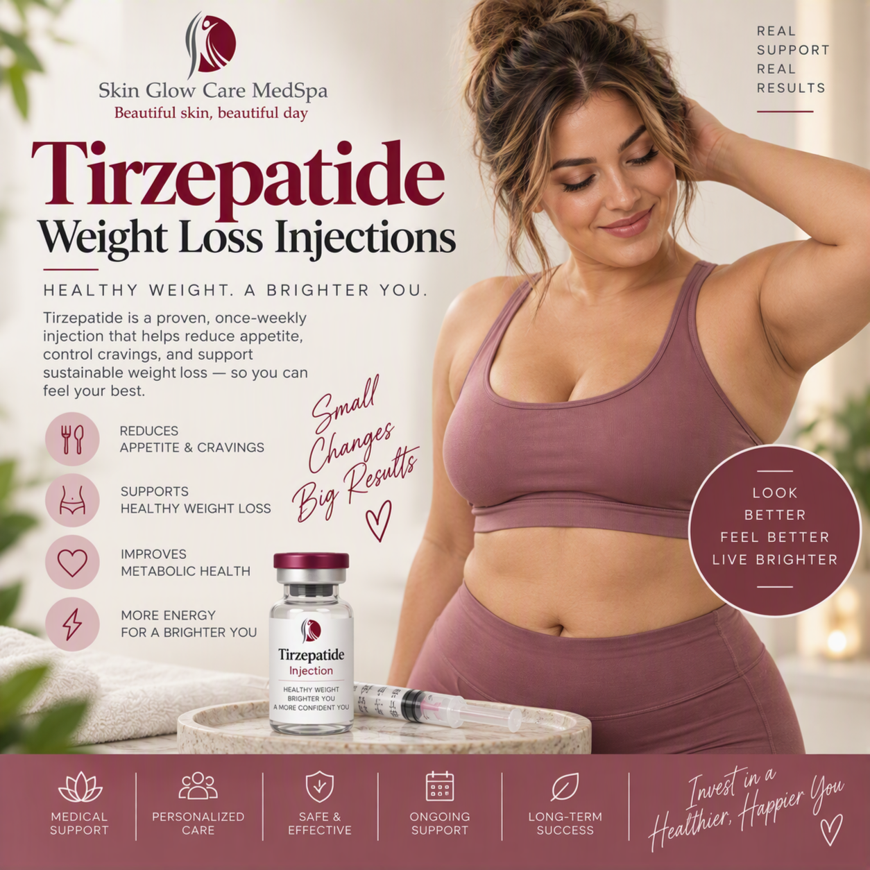 Tirzepatide Weight Loss Injection at Skin Glow Care MedSpa in Modesto, CA
