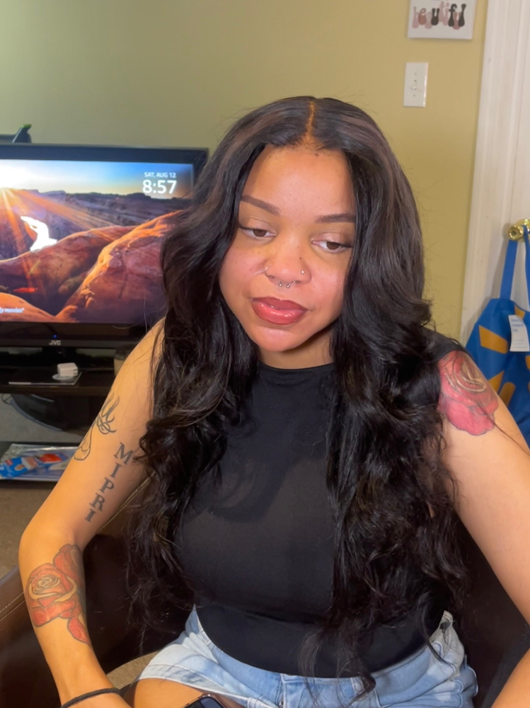 Closure quick weave