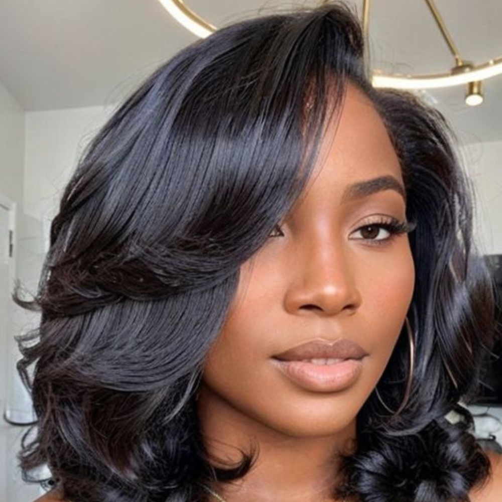 New Client Silk Press Package at Blossoms HTX Hair Studio in Spring, TX