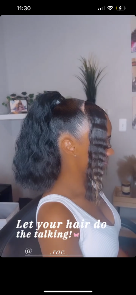 Blunt Cut pony/Bangz