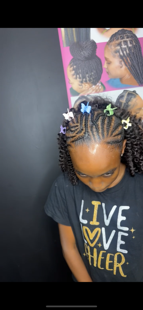 Kids Fulani W/ Crotchet In Back