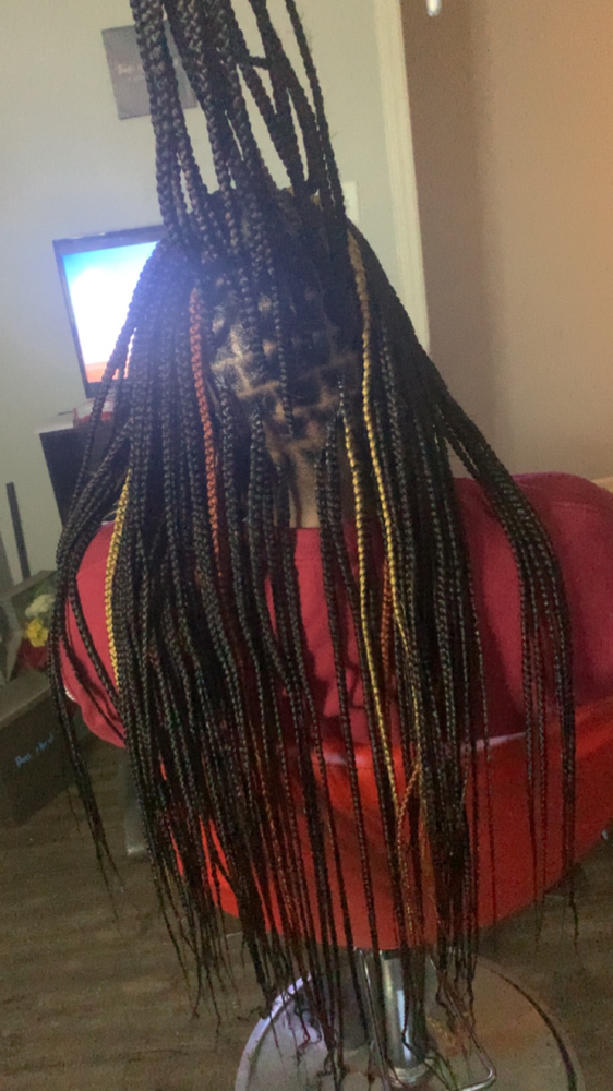 Small Knotless at Hair Hustlaaa! in Humphrey, AR