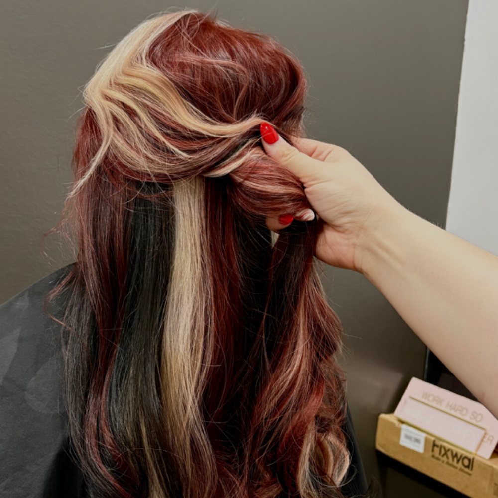 vivid/specialty color services at hairby.Nicole in Shenandoah, TX