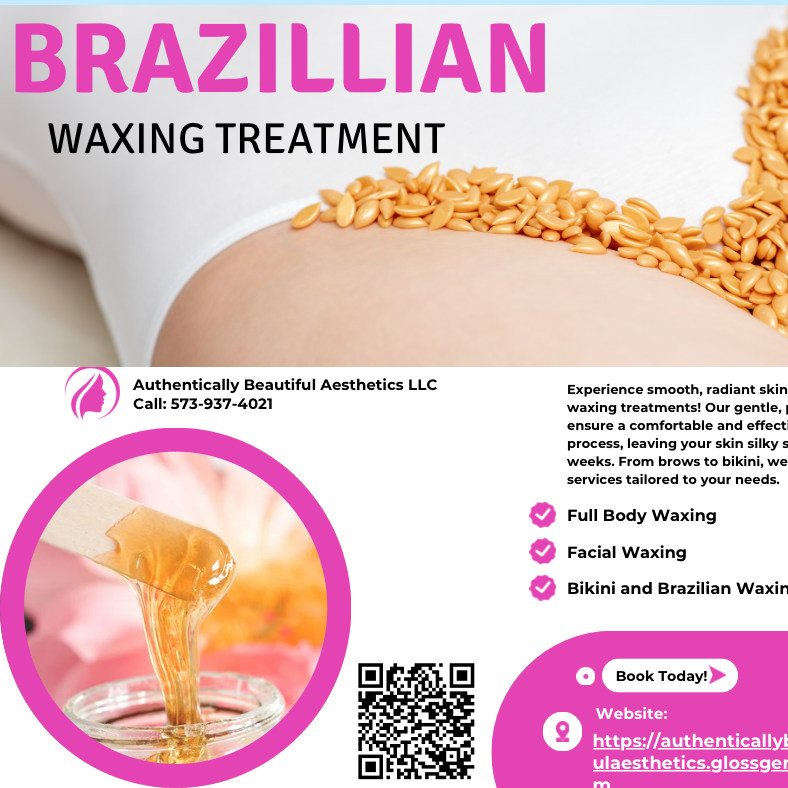 Brazilian Wax at Authentically Beautiful Aesthetics in Waynesville, MO